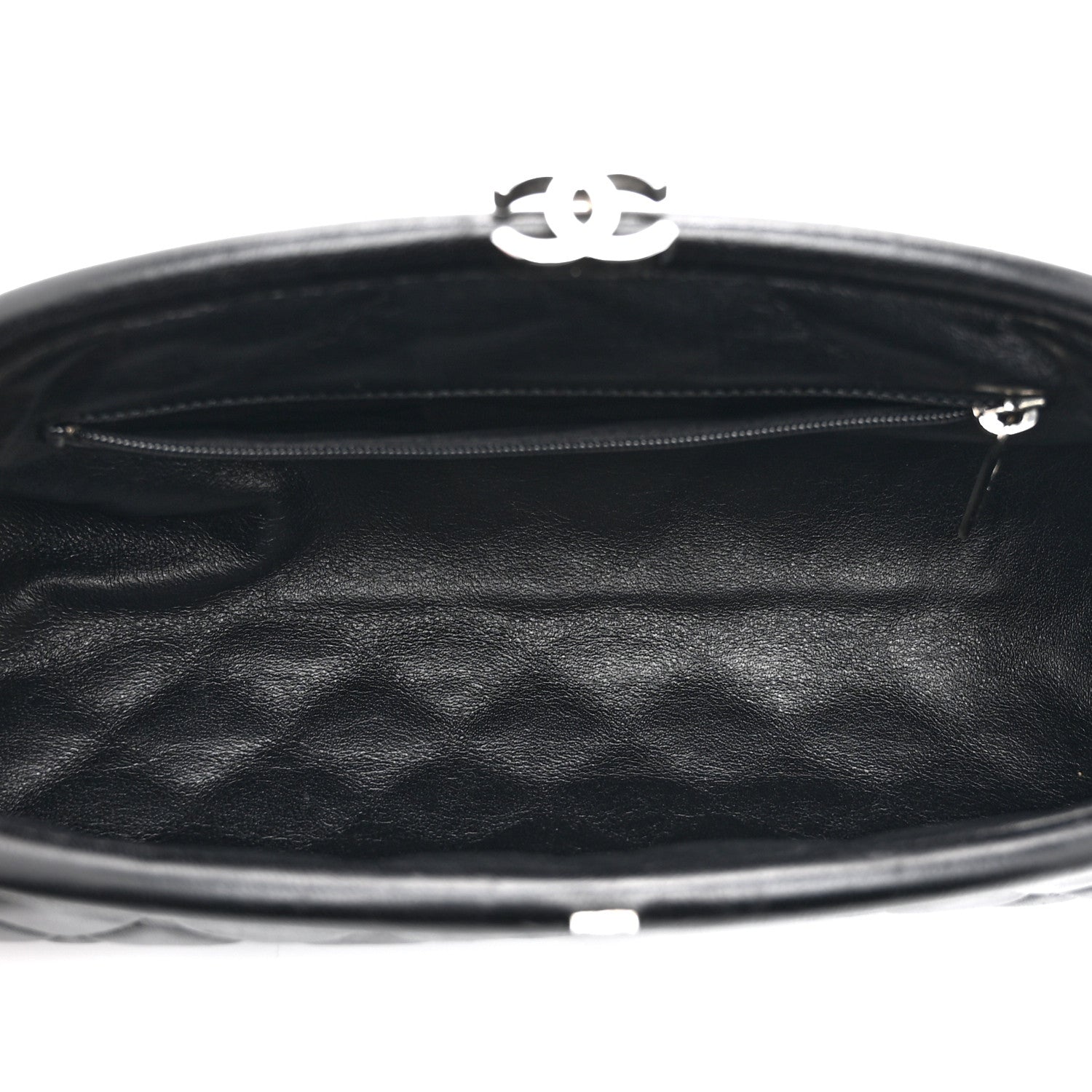 Chanel Lambskin Quilted Timeless Clutch Black 5 of 9