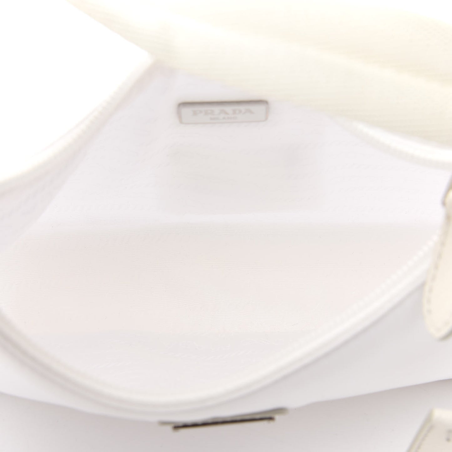 Tessuto Nylon Mini Re-Edition 2000 Bag White