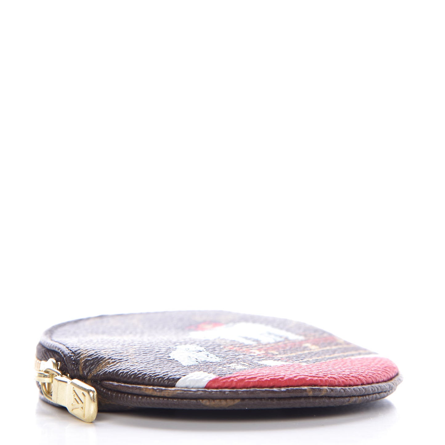 Monogram 2017 Christmas Animation Round Coin Purse