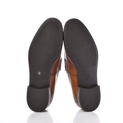 Gucci Calfskin Mens Interlocking G Loafers 8 Cuir 5 of 10