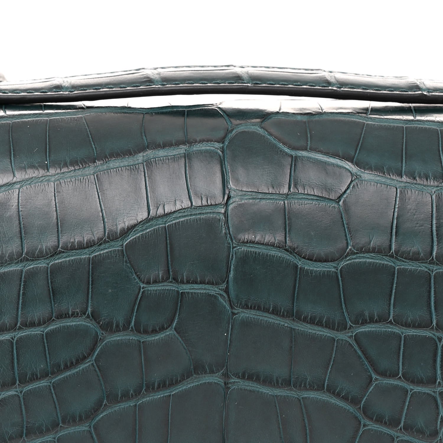 Hermes Matte Alligator Constance 18 Vert Cypress 9 of 12
