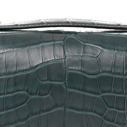 Hermes Matte Alligator Constance 18 Vert Cypress 9 of 12