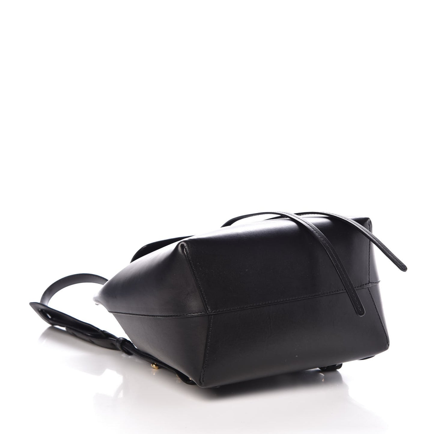 Vegetable Tanned Calfskin Mini Backpack Black Ballerina