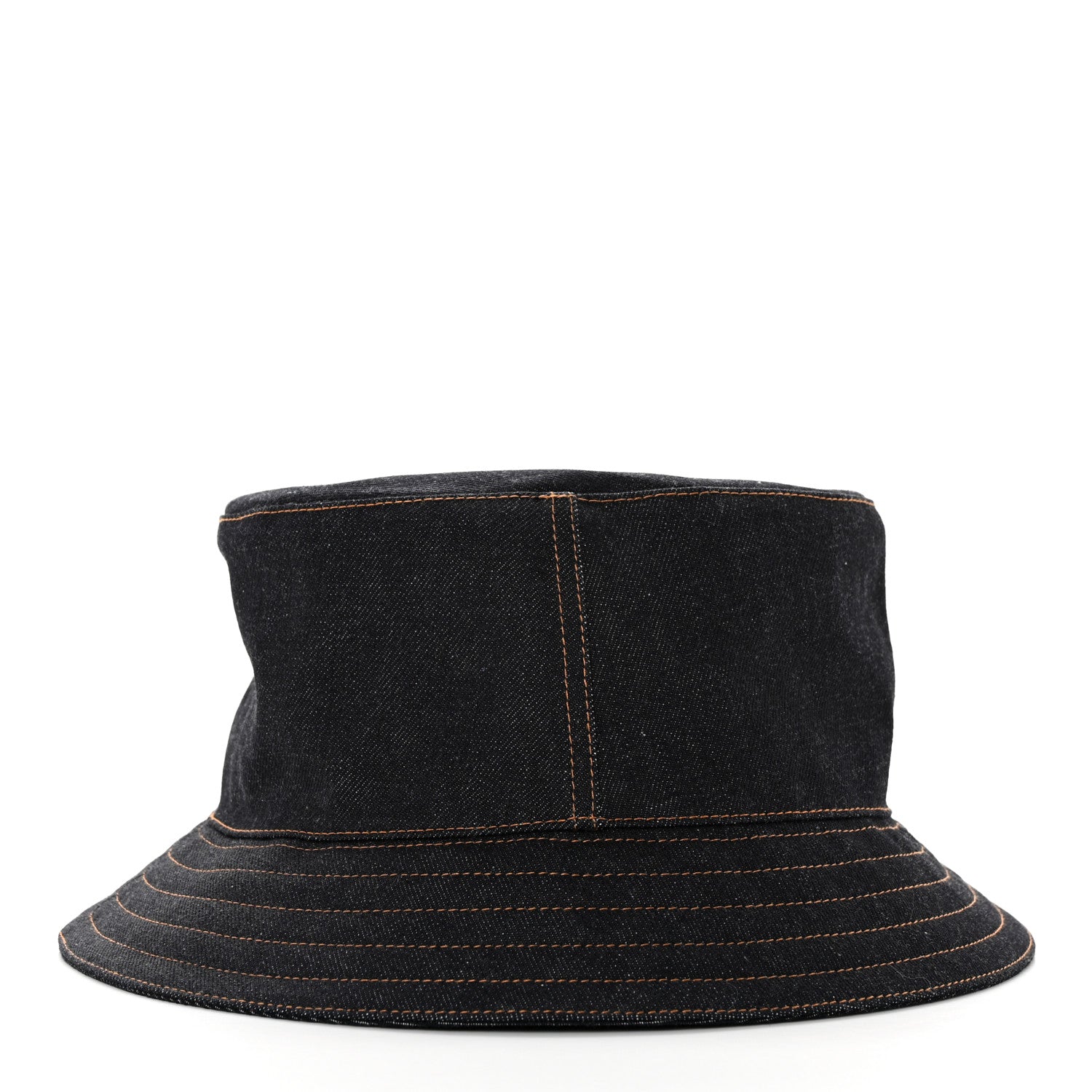 Hermes Denim Fred Bucket Hat 60 Indigo 6 of 10