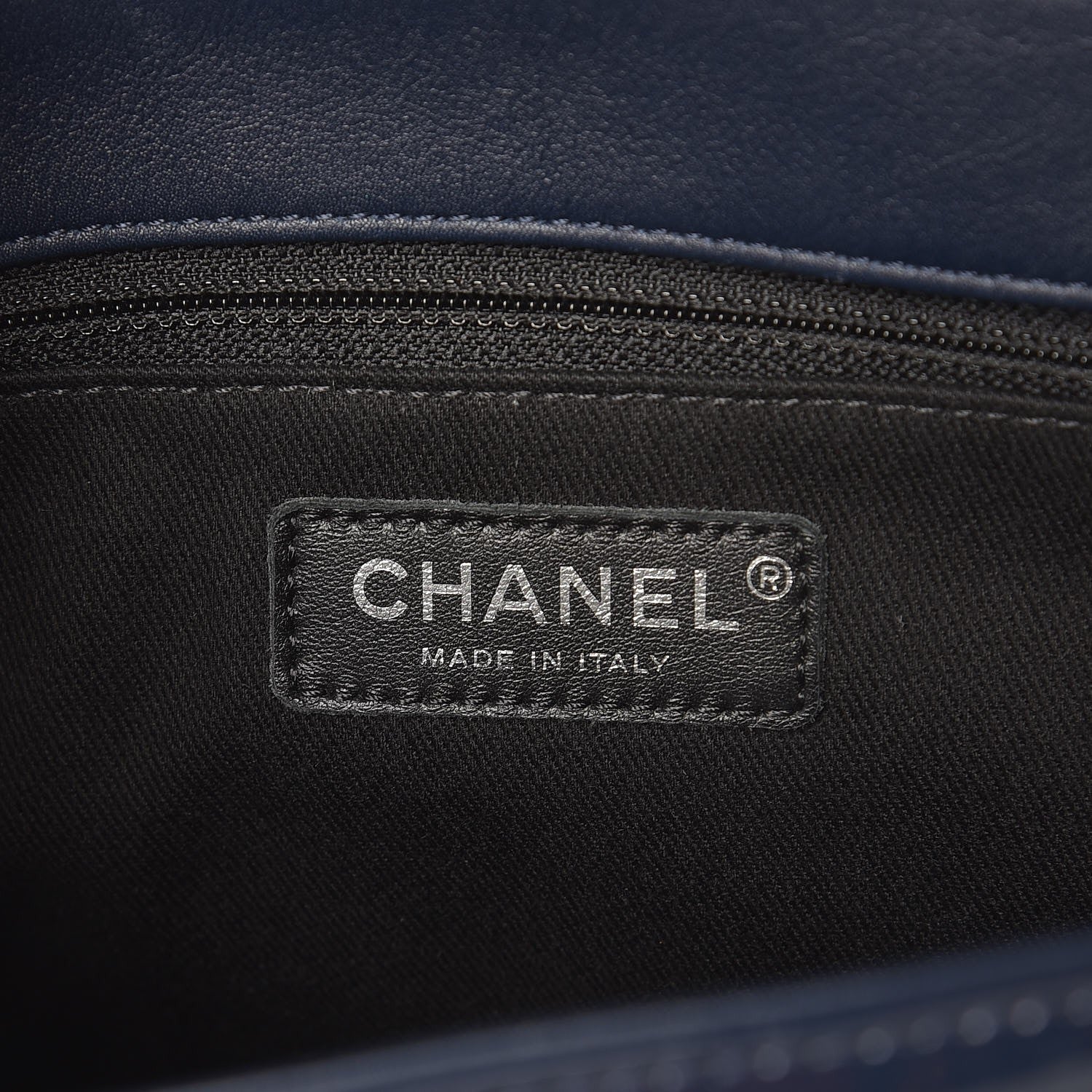 Chanel Patent Quilted Large Coco Shine Accordion Flap Dark Navy Blue 6 of 7