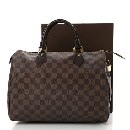 Louis Vuitton Damier Ebene Speedy 30 19 of 19