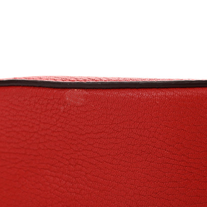 Chloe Grained Lambskin Mini Drew Shoulder Bag Plaid Red 11 of 11