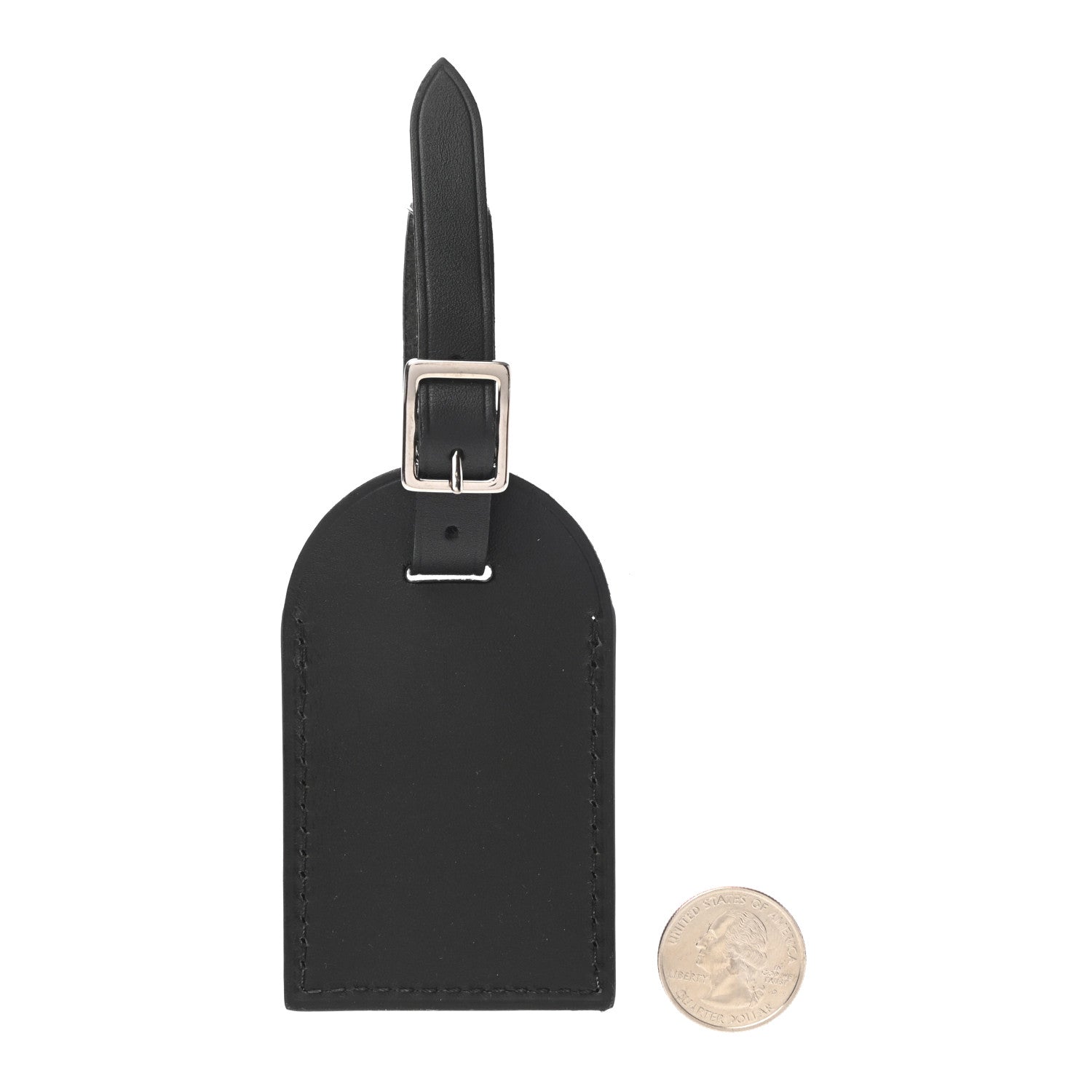 Louis Vuitton Calfskin Luggage Tag Black 2 of 3