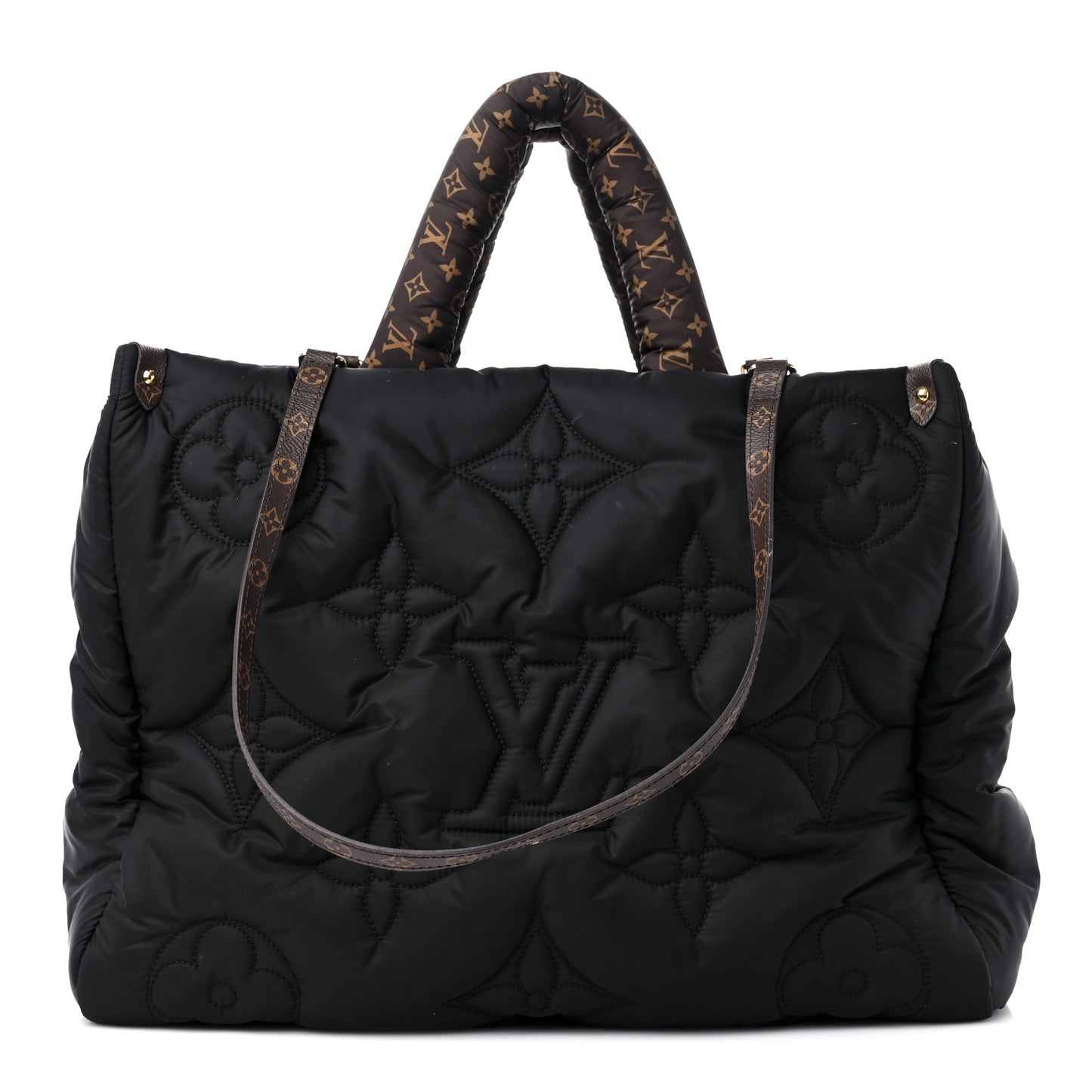 Econyl Monogram Pillow Giant Onthego MM Black