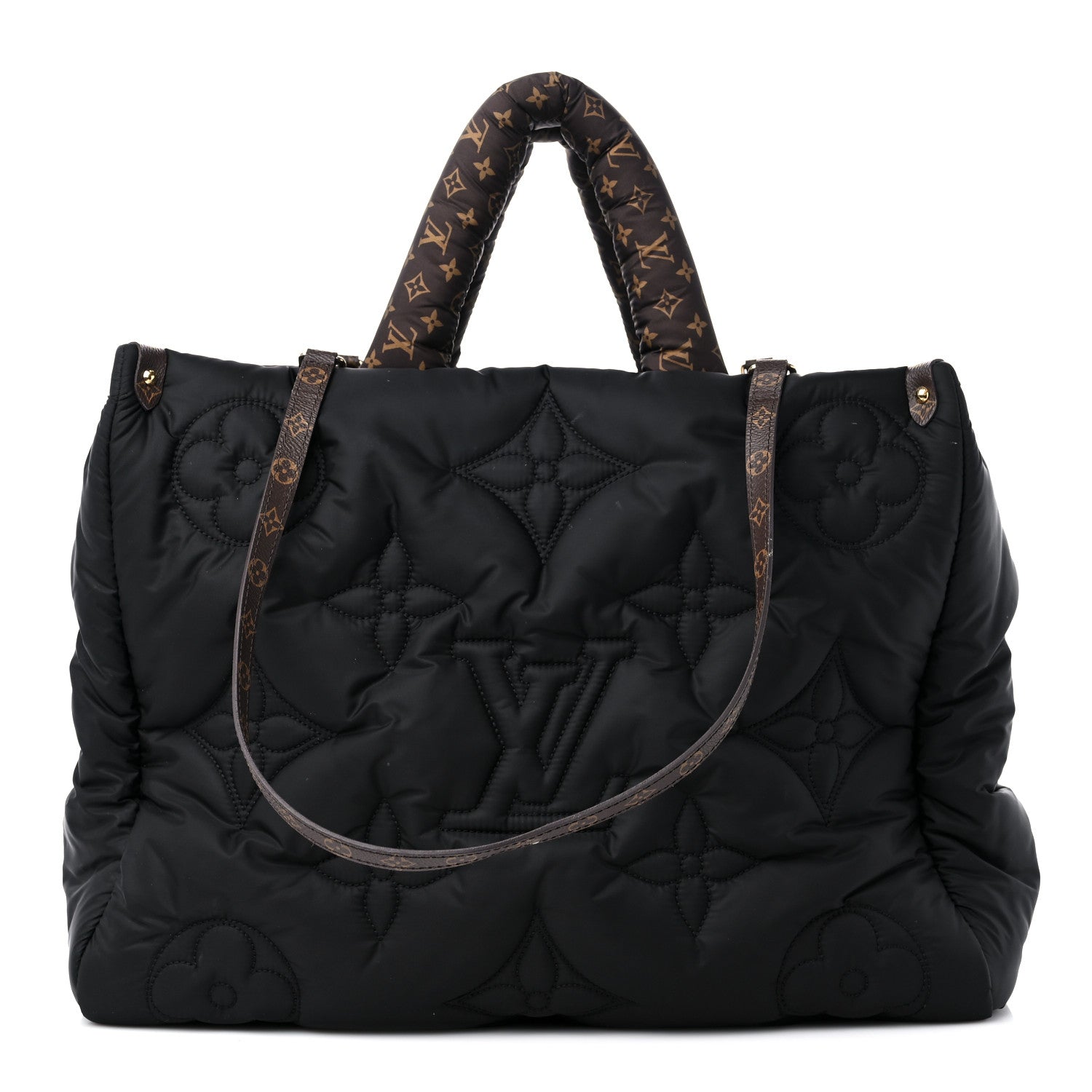 Louis Vuitton Econyl Monogram Pillow Giant Onthego MM Black 1 of 10