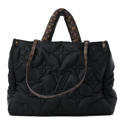 Louis Vuitton Econyl Monogram Pillow Giant Onthego MM Black 1 of 10