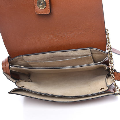 Chloe Suede Calfskin Small Faye Shoulder Bag Tobacco 5 of 15