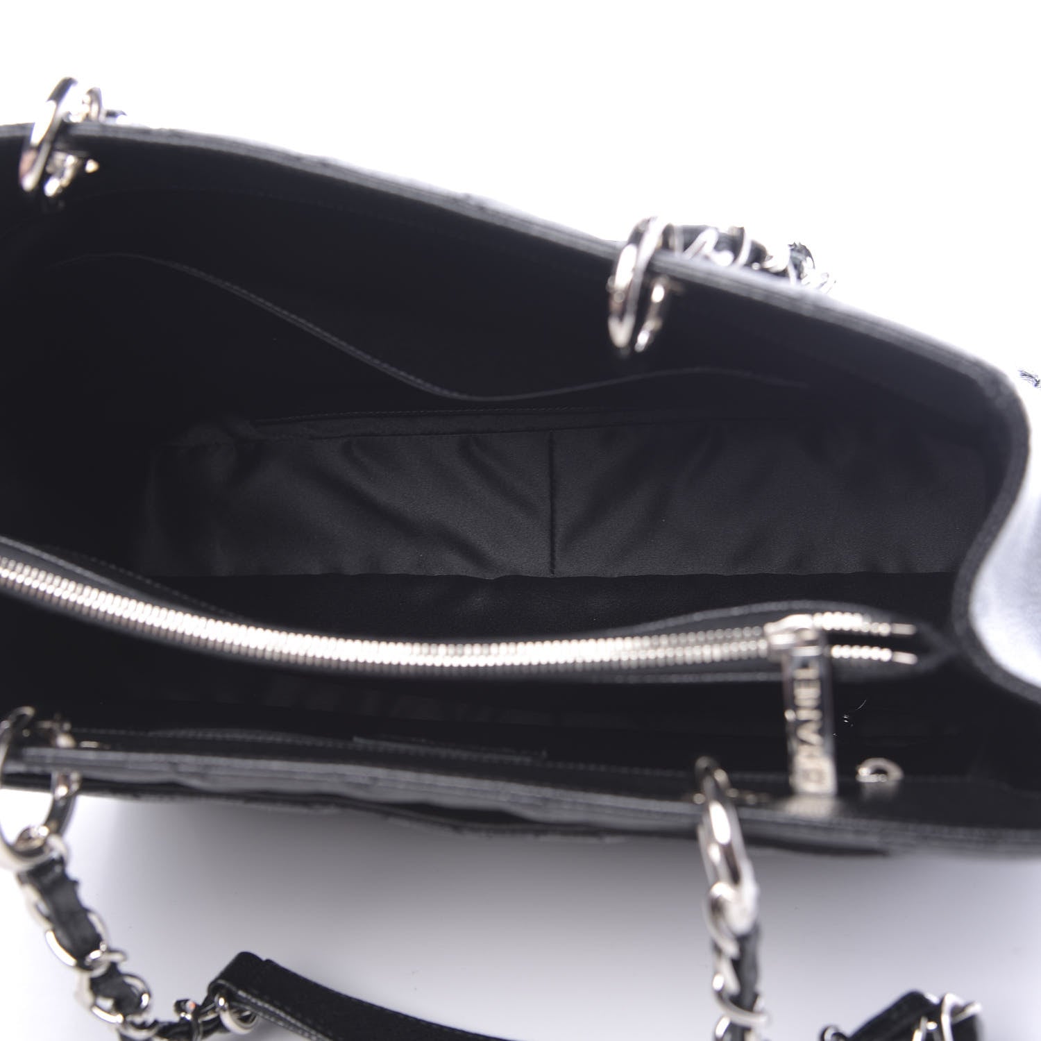 Chanel Caviar Quilted Grand Shopping Tote GST Black 5 of 10