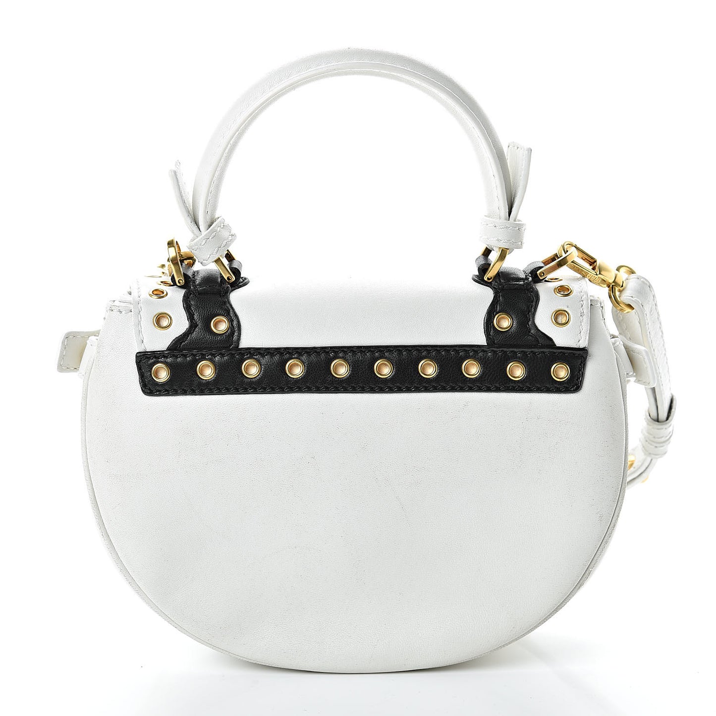 Calfskin Vanitas Crossbody Bag White