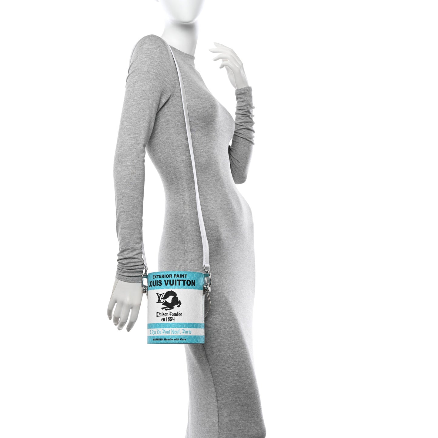 Monogram LV Paint Can Turquoise