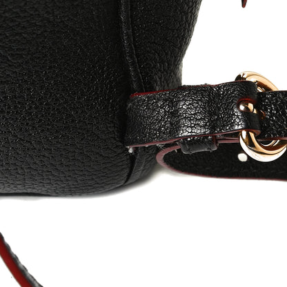 Miu Miu Goatskin Madras Backpack Black 24 of 24