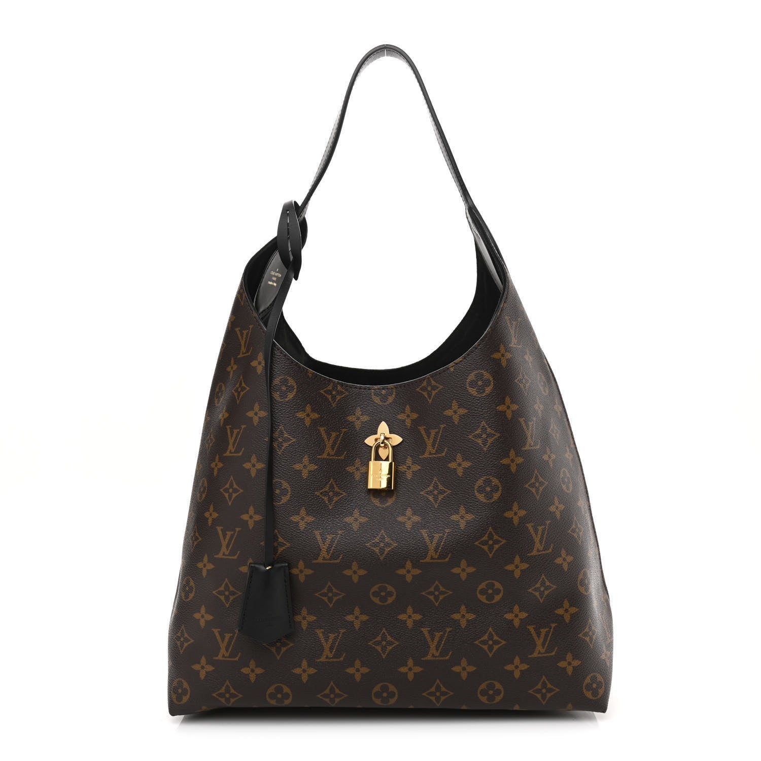 Louis Vuitton Monogram Flower Hobo Black 1 of 28