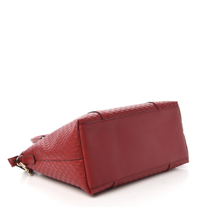 Gucci Soft Microguccissima Dome Satchel Red 4 of 10