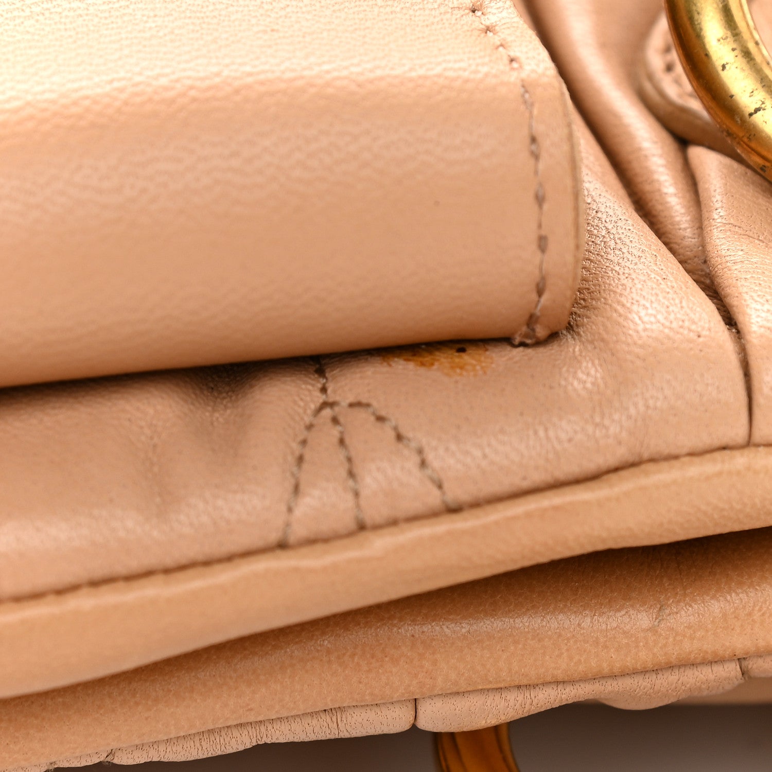 Miu Miu Nappa Matelasse Tote Cammeo 12 of 13