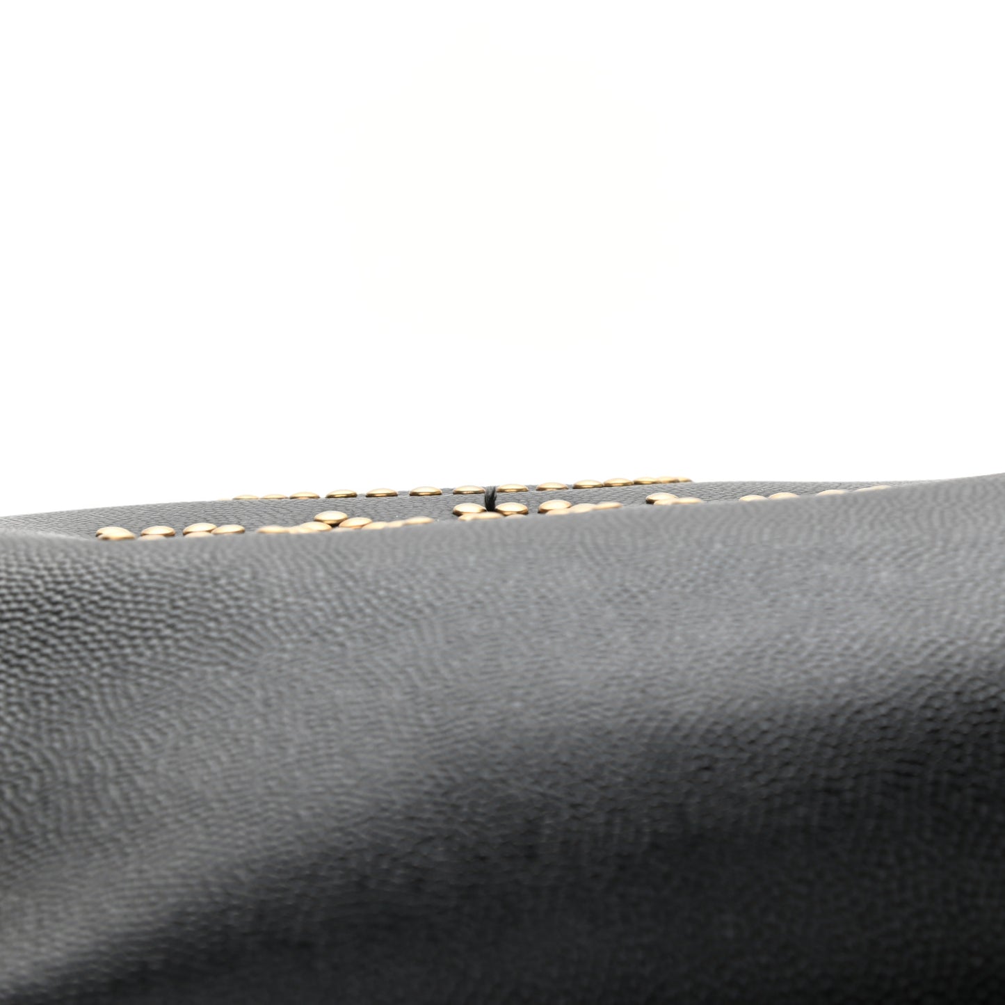 Caviar Medium Studded Deauville Tote Black