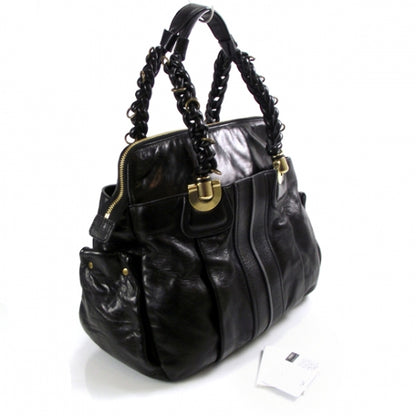 Chloe Leather Heloise Satchel Black 3 of 11