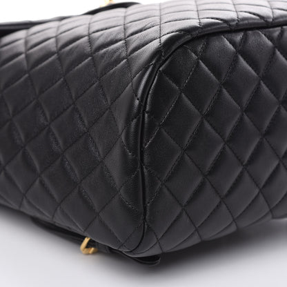 Chanel Lambskin Quilted Large Urban Spirit Backpack Black 9 of 10
