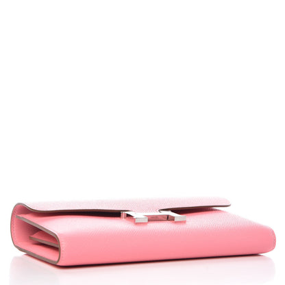 Hermes Epsom Constance Long Wallet Rose Confetti 4 of 8