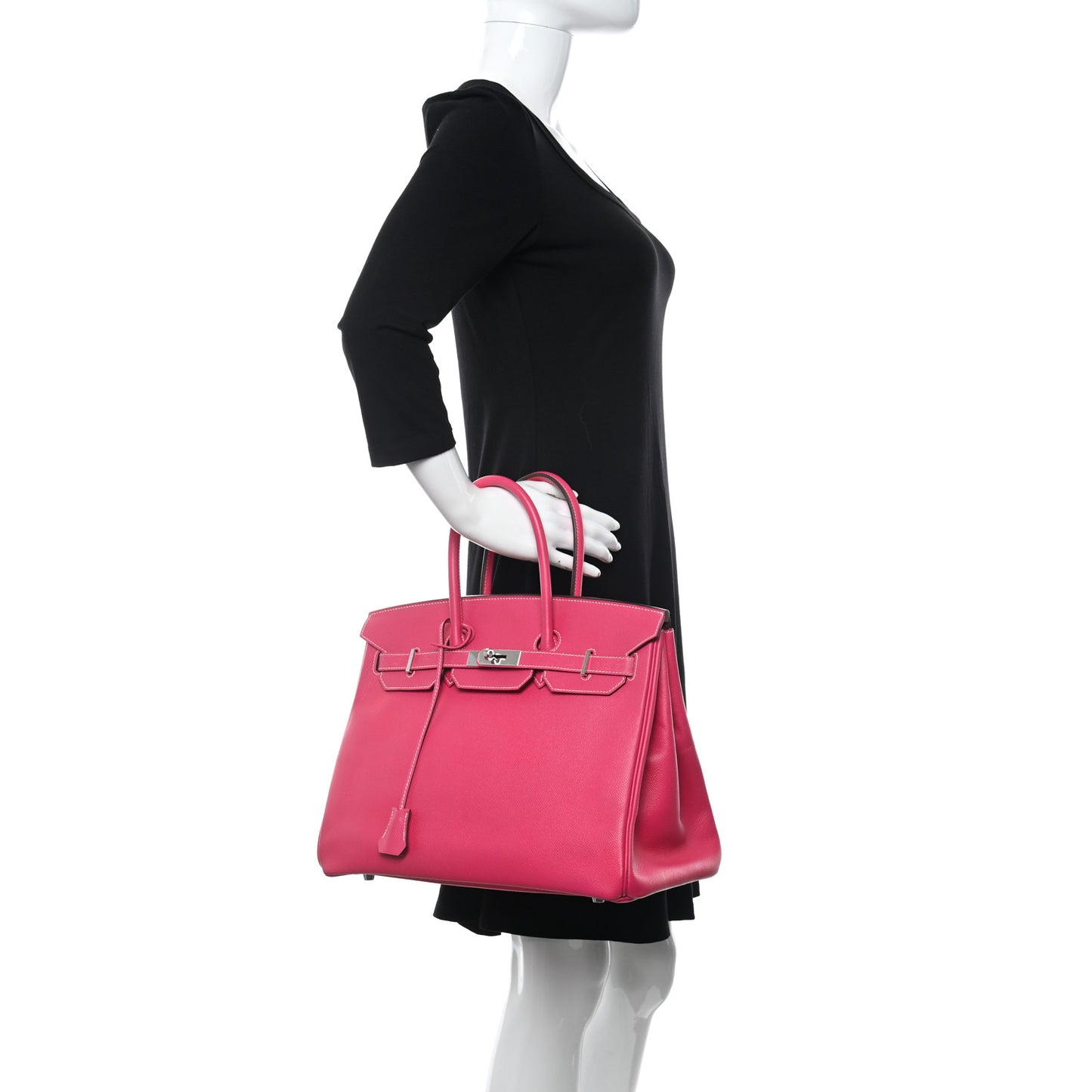 Epsom Birkin 35 Rose Tyrien