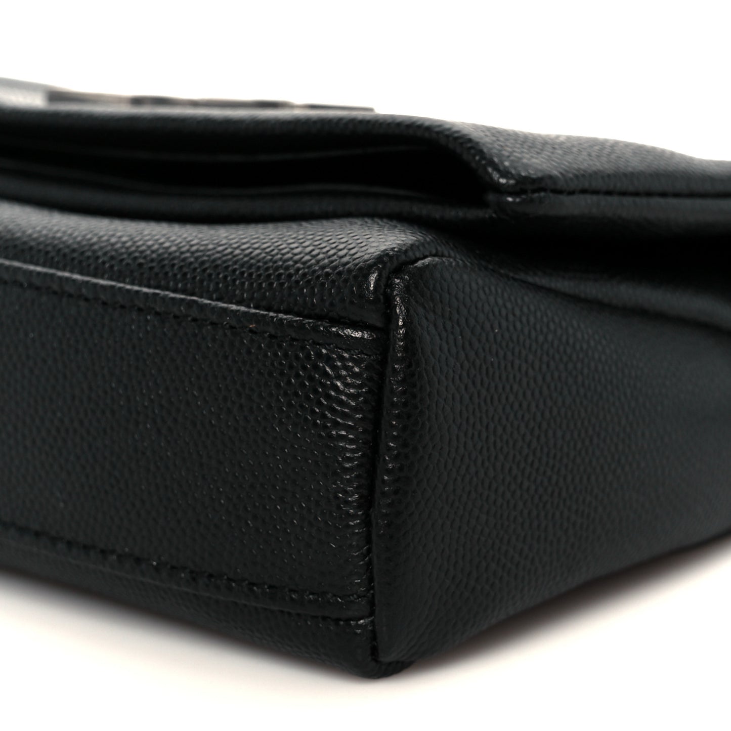 Grain De Poudre Monogram Toy West Hollywood Fold-Over Bag Black