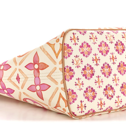 Louis Vuitton Monogram Giant By The Pool 2.0 Neverfull MM Coral 9 of 11