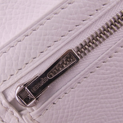 Hermes Epsom Leather Bearn Bi-Fold Wallet White 9 of 11