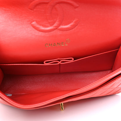 Chanel Lambskin Quilted Medium Double Flap Red 4 of 6