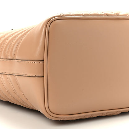 Gucci Calfskin Matelasse Monochrome GG Marmont Large Tote Camelia 8 of 9