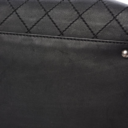 Chanel Calfskin Stitched Large Shopping Tote Black 13 of 14