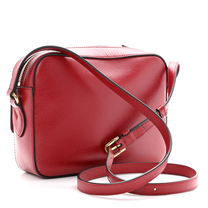 Gucci Azalea Calfskin Small Horsebit 1955 Shoulder Bag New Cherry Red 3 of 11