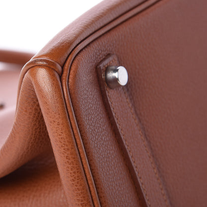 Hermes Vache Liegee Birkin 35 Noisette 12 of 14