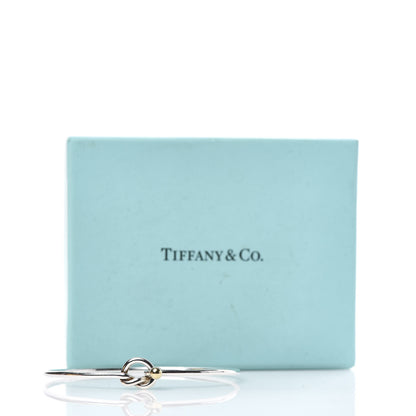 Tiffany Sterling Silver 18K Yellow Gold Knot Bracelet 5 of 5