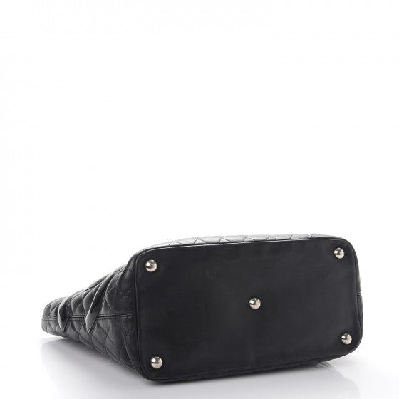 Chanel Calfskin Quilted Large Cambon Tote Black 4 of 19