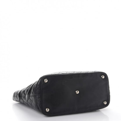 Chanel Calfskin Quilted Large Cambon Tote Black 4 of 19