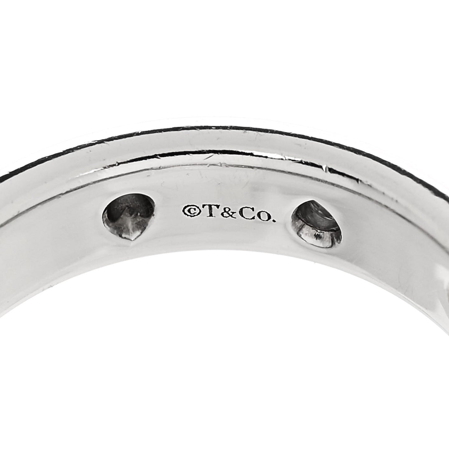 Platinum Diamond 4mm Etoile Band Ring 47 4.25