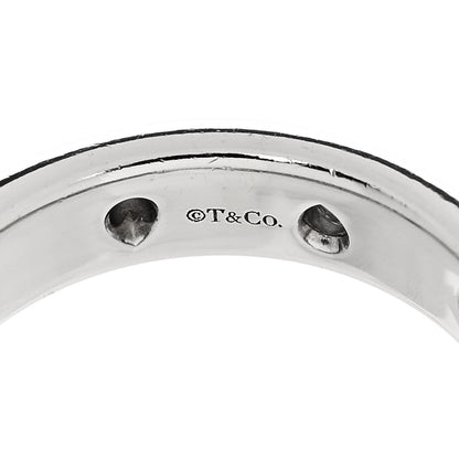 Tiffany Platinum Diamond 4mm Etoile Band Ring 47 4.25 4 of 5