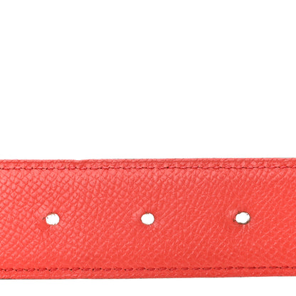 Hermes Swift Epsom 32mm H Belt 90 36 Vermillon Rose Jaipur 3 of 8
