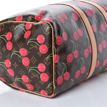 Louis Vuitton Monogram Cerises Keepall 45 8 of 20