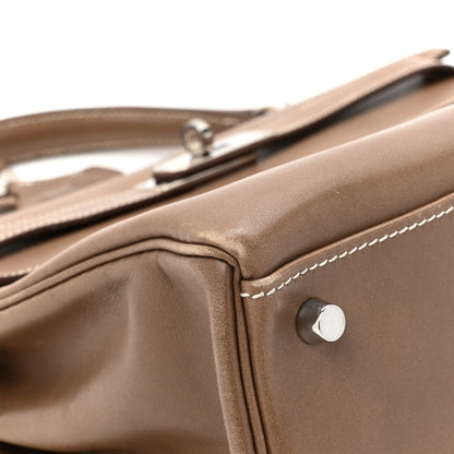Hermes Tadelakt Kelly Retourne 32 Etoupe 14 of 20