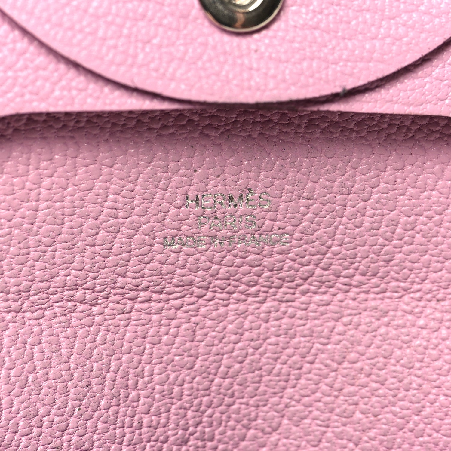 Hermes Chevre Mysore Bastia Coin Purse Mauve Sylvestre 6 of 9