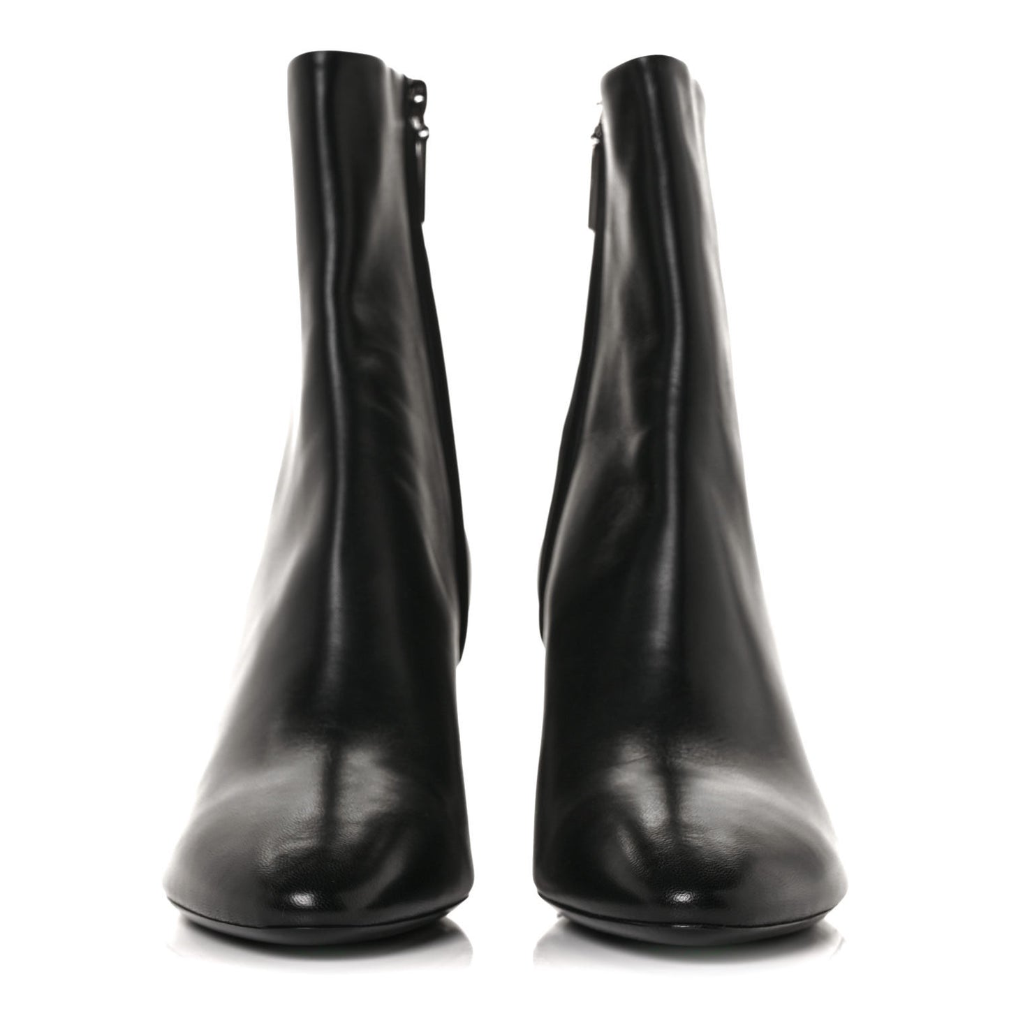 Nappa Vendome Loulou Ankle Zip Boot 40.5 Black