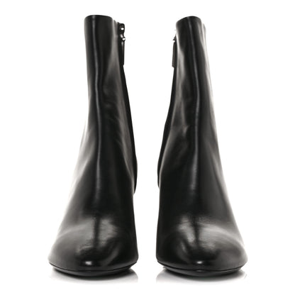 Saint Laurent Nappa Vendome Loulou Ankle Zip Boot 40.5 Black 2 of 7