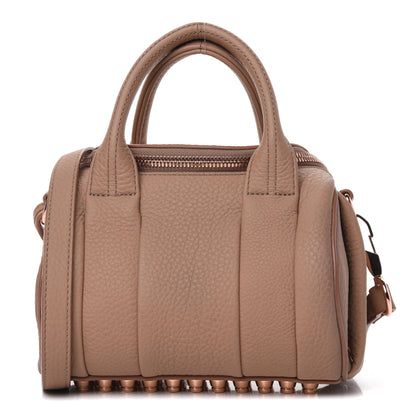 Alexander Wang Pebbled Lambskin Mini Rockie Latte Rose Gold Hardware 1 of 13
