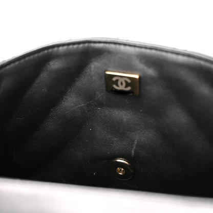 Chanel Lambskin Quilted Mini Square Flap Black 11 of 20