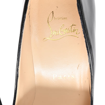 Christian Louboutin Patent Pigalle Follies 100 Pumps 37.5 Black 8 of 8